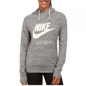 Nike Women's Heather Gray Hoodie